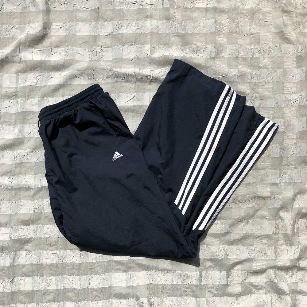 ADIDAS 3 STRIPES ATHLETIC NAVY TRACK PANTS